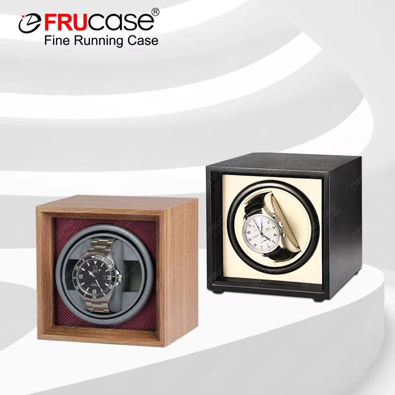 MINI Watch Winder for Automatic Watches Watch Box Automatic Winder Mini Style Can Be Placed in a Safe Box or Drawer