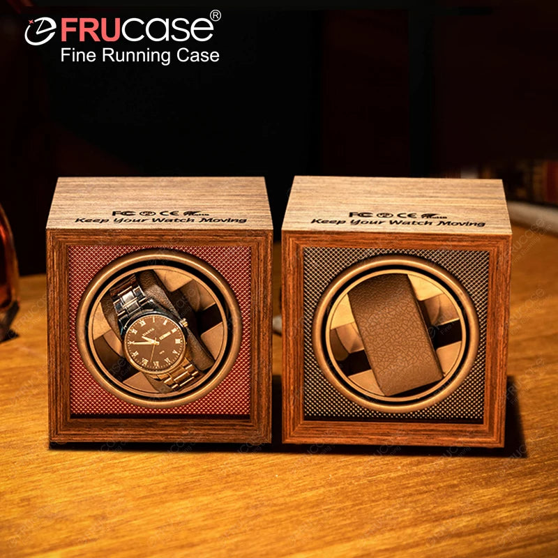 MINI Watch Winder for Automatic Watches Watch Box Automatic Winder Mini Style Can Be Placed in a Safe Box or Drawer