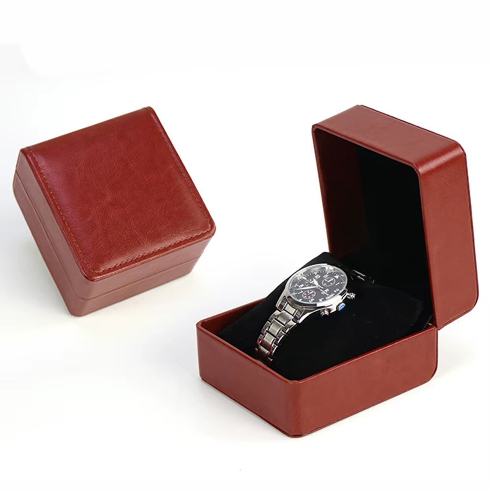 Fashion Leather Watch Box Case Holder Organizer Watches Display Box Bracelet Jewelry Boxes Storage for Woman Man Best Gift New