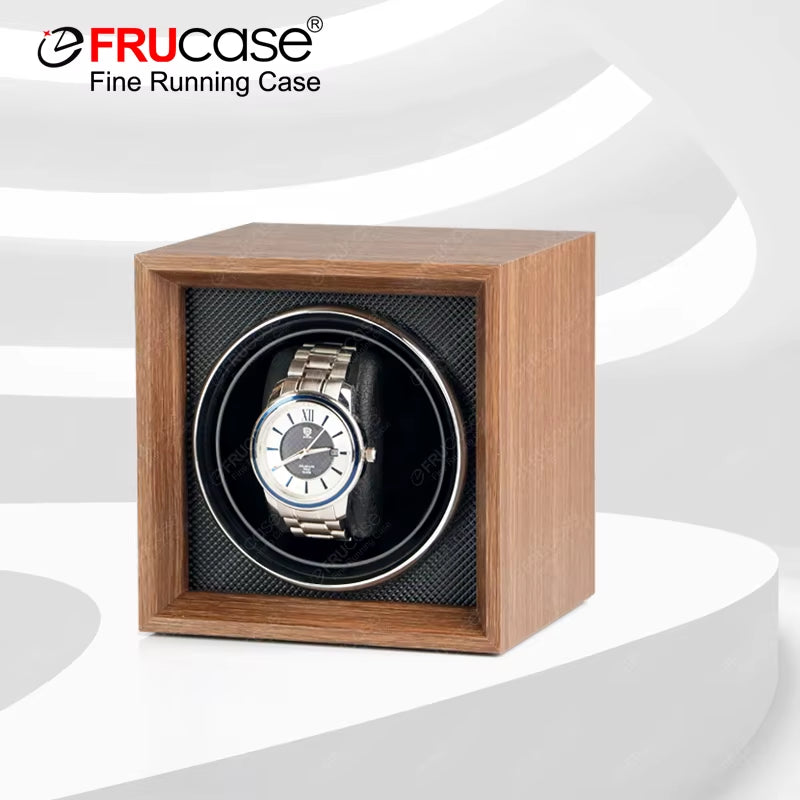 MINI Watch Winder for Automatic Watches Watch Box Automatic Winder Mini Style Can Be Placed in a Safe Box or Drawer