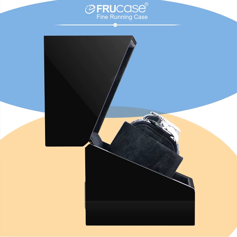 Wooden Watch Winder for Automatic Watches Watch Box Automatic Winder Use USB Cable / with Battery Option