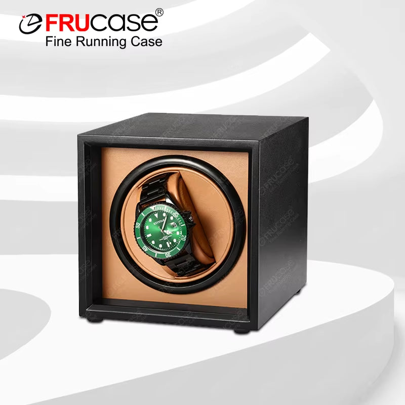 MINI Watch Winder for Automatic Watches Watch Box Automatic Winder Mini Style Can Be Placed in a Safe Box or Drawer