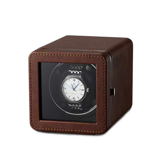 Vertical Winder Watch Box Automatic Rotator Single Watch Winders Mechanical Watches Display Organizer Boxes