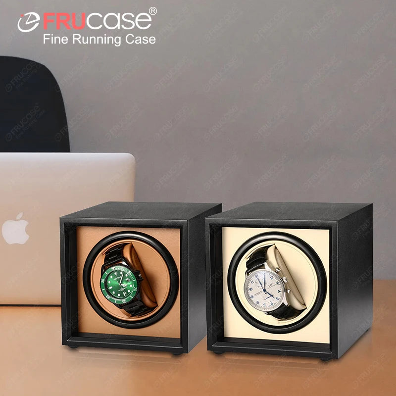 MINI Watch Winder for Automatic Watches Watch Box Automatic Winder Mini Style Can Be Placed in a Safe Box or Drawer